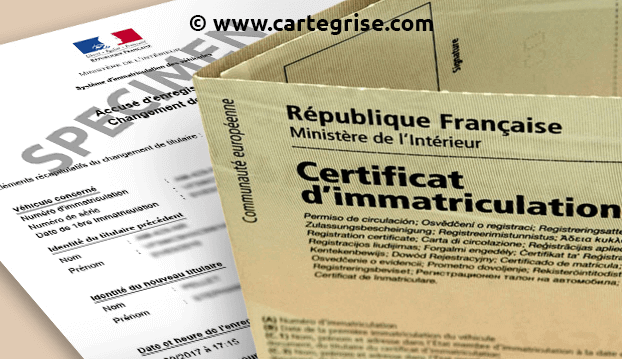 Perte documents – Certificat d’immatriculation